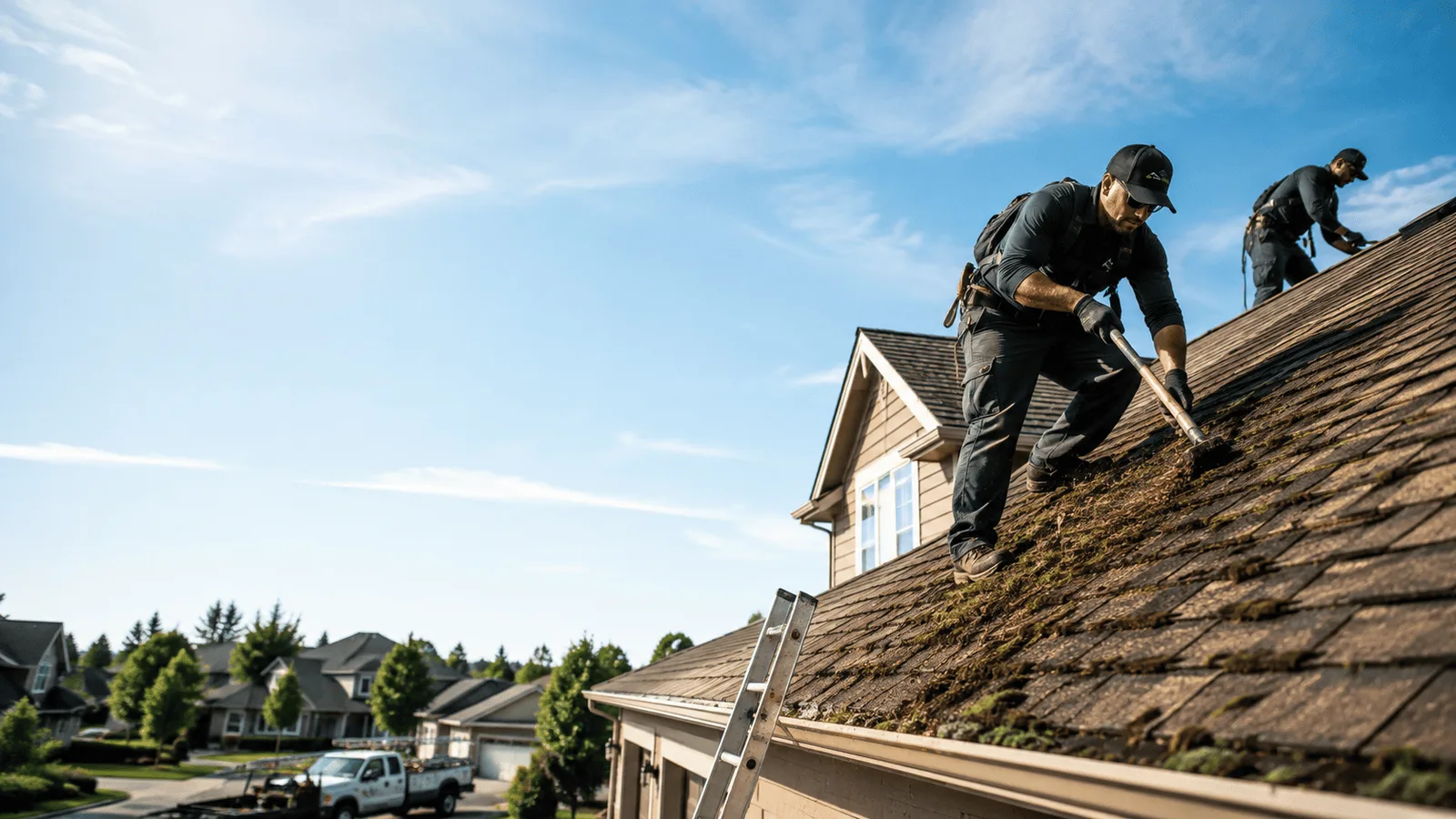 Roof Moss Removal in Stratton, ME near me